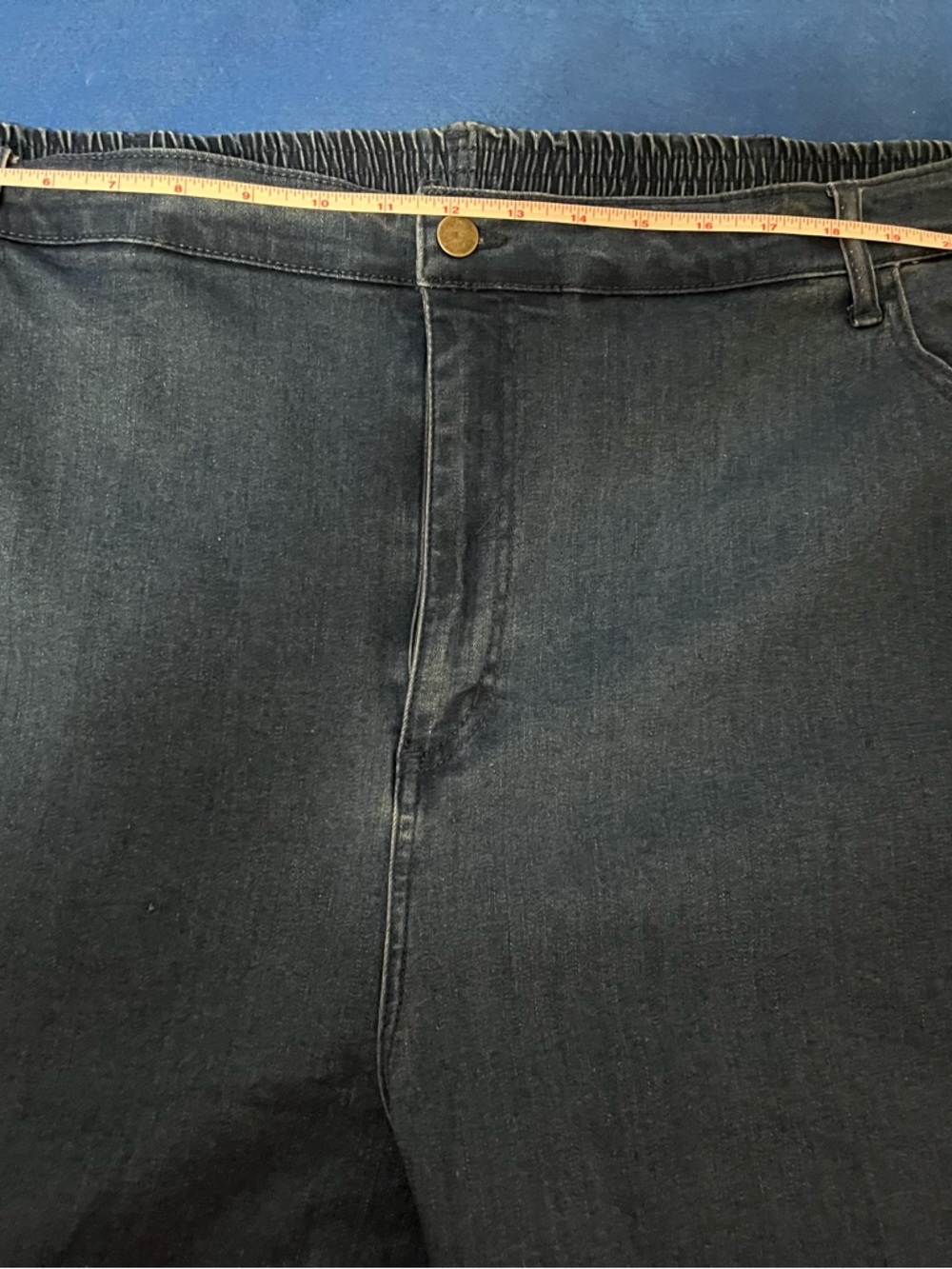 Blair 26W Dark Blue Women's Jeans with Floral Embroidery - Picture 15 of 15